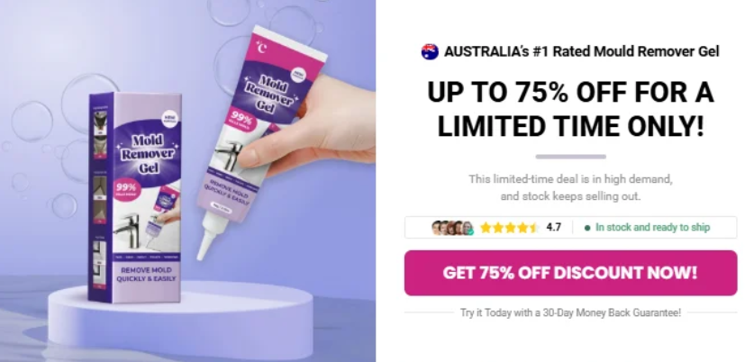 Australia's #1 Rated Mold Remover Gel - Get 75% Off Now