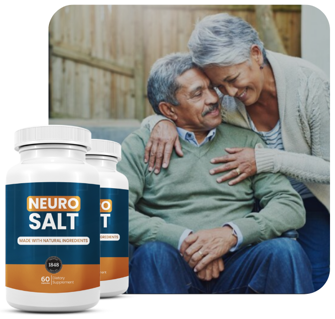NeuroSalt official product page showing formula overview